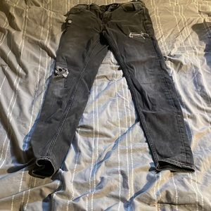 Hollister Men’s ripped super skinny jeans